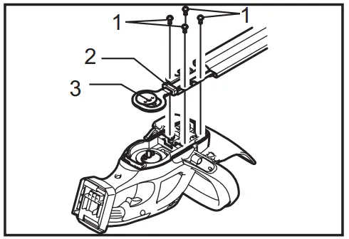 Removing the shear blades