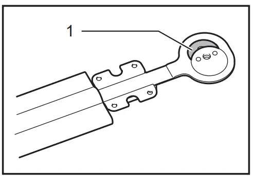 Installing the shear blade