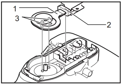 Installing the shear blade