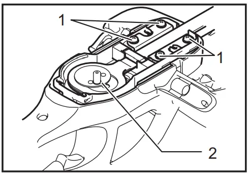 Installing the shear blade