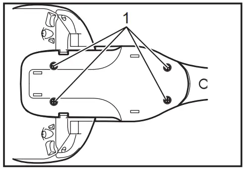 Installing the shear blade