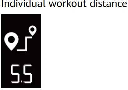 HUAWEI Band 4e Smart Watch -- workout