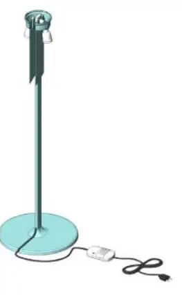 Artemide Melampo Mega Floor Lamp Installation (1)