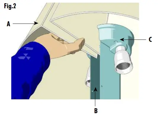 Artemide Melampo Mega Floor Lamp Installation (2)