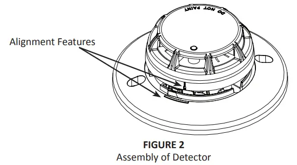 POTTER PAD100 6DB Addressable Detector Base-fig1