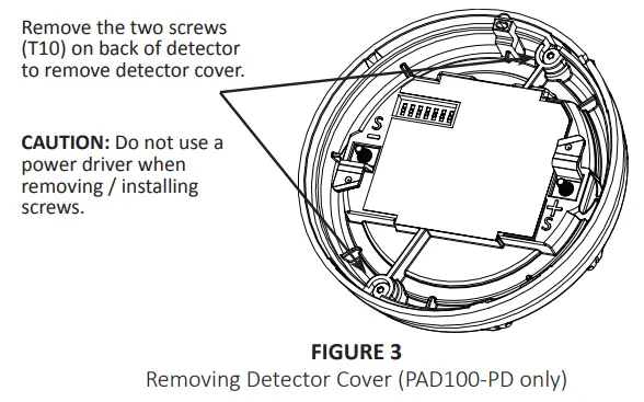 POTTER PAD100 6DB Addressable Detector Base-fig2