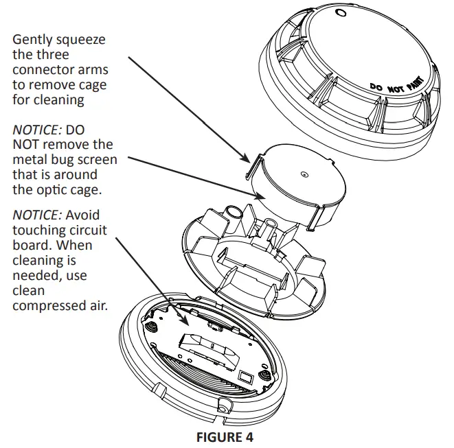 POTTER PAD100 6DB Addressable Detector Base-fig3