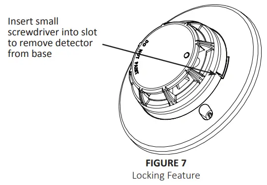 POTTER PAD100 6DB Addressable Detector Base-fig6
