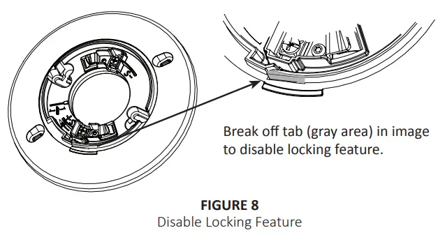 POTTER PAD100 6DB Addressable Detector Base-fig7