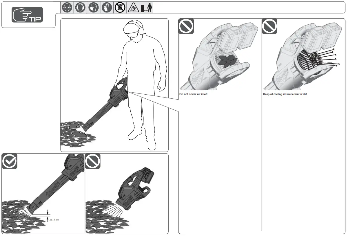 milwaukee M18 F2BL FUEL Dual Battery Blower 2 x 8.0Ah - Fig 6