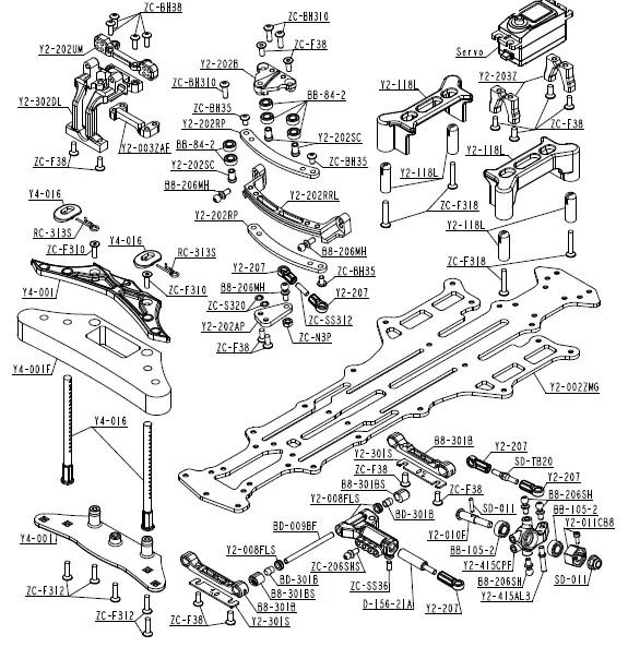 YOKOMO-YD-2ZX-1-10-2WD-RWD-Drift-Car-Kit-Red-81