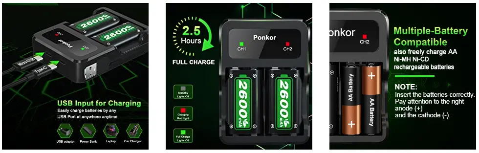 Ponkor-SM-XB1-Rechargeable-Battery-Packs-for-Xbox-Series-fig-2