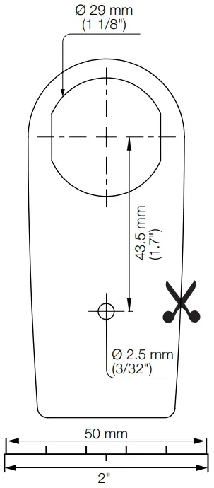 SCANSTRUT ROKK SC USB 02 Charge + Waterproof USB Socket - Cutting Template
