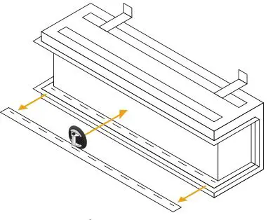 Element4 Electric Fires - Remove the glass by pulling the second retaining bar