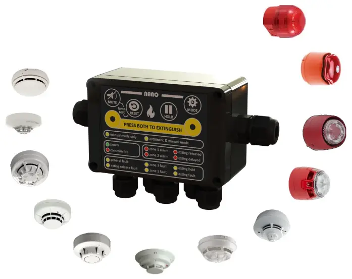 N2KB NANO Fire Detection Extinguishing Control System