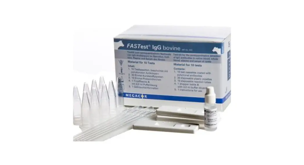 Megacor Fastest Igg Bovine Instruction Manual
