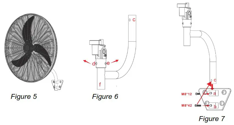 ventair WAL75 DC Wall Mounted Fan - ASSEMBLING YOUR FAN 5