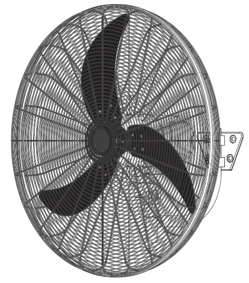 ventair WAL75 DC Wall Mounted Fan - Cover