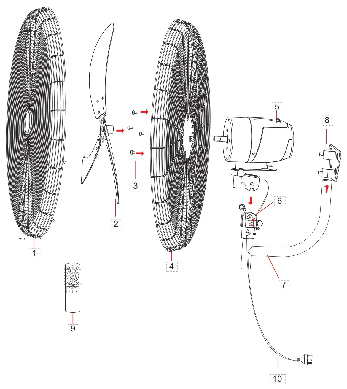 ventair WAL75 DC Wall Mounted Fan - OVERVIEW