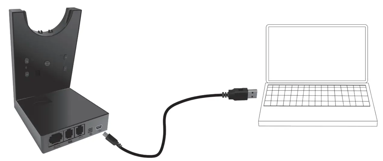 SANGOMA H20 Wireless DECT Headset - PC