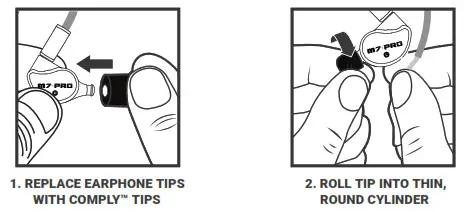 Musician’s In-Ear Monitors - MEMORY FOAM EARTIPS 1