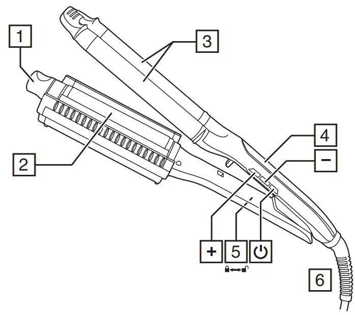 REMINGTON CI91AW PROluxe 4-in-1 Adjustable Waver - fig1