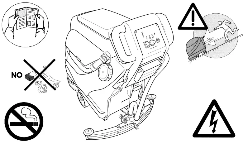 Powr-Flite PFS24 Phantom Automatic Scrubber-1