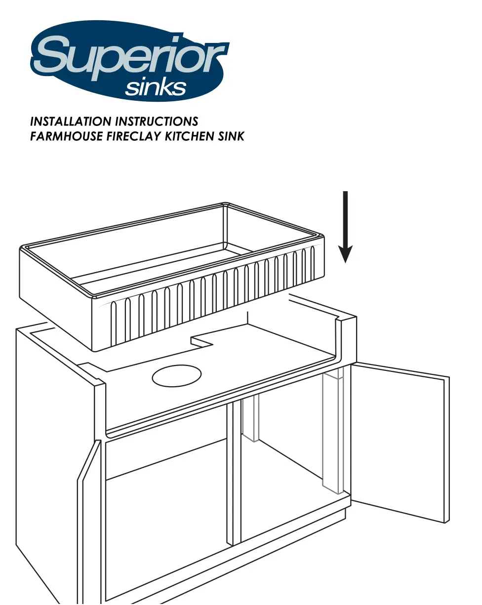 Superior Sinks Farmhouse Fireclay Kitchen Sink Installation Guide