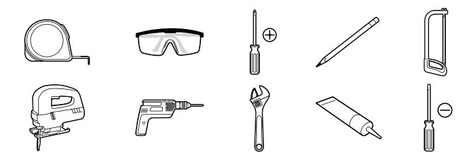 Superior Sinks Farmhouse Fireclay Kitchen Sink - RECOMMENDED TOOLS