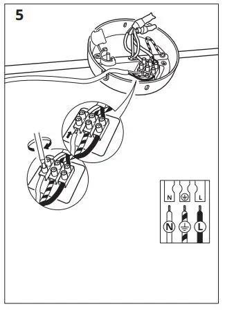 IKEA TIDIG Ceiling Spotlight with 5 Spots fig8