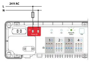 SALUS KL08RF 8 Zone Wiring Centre with 24V Switching - INSTALLATION