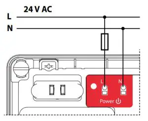SALUS KL08RF 8 Zone Wiring Centre with 24V Switching - Power Supply