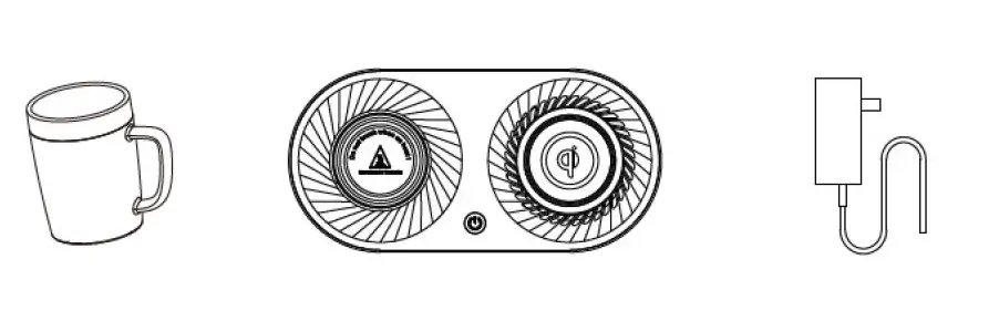 Sharper Image Wireless Beverage Heater/cooler Instruction User Manual