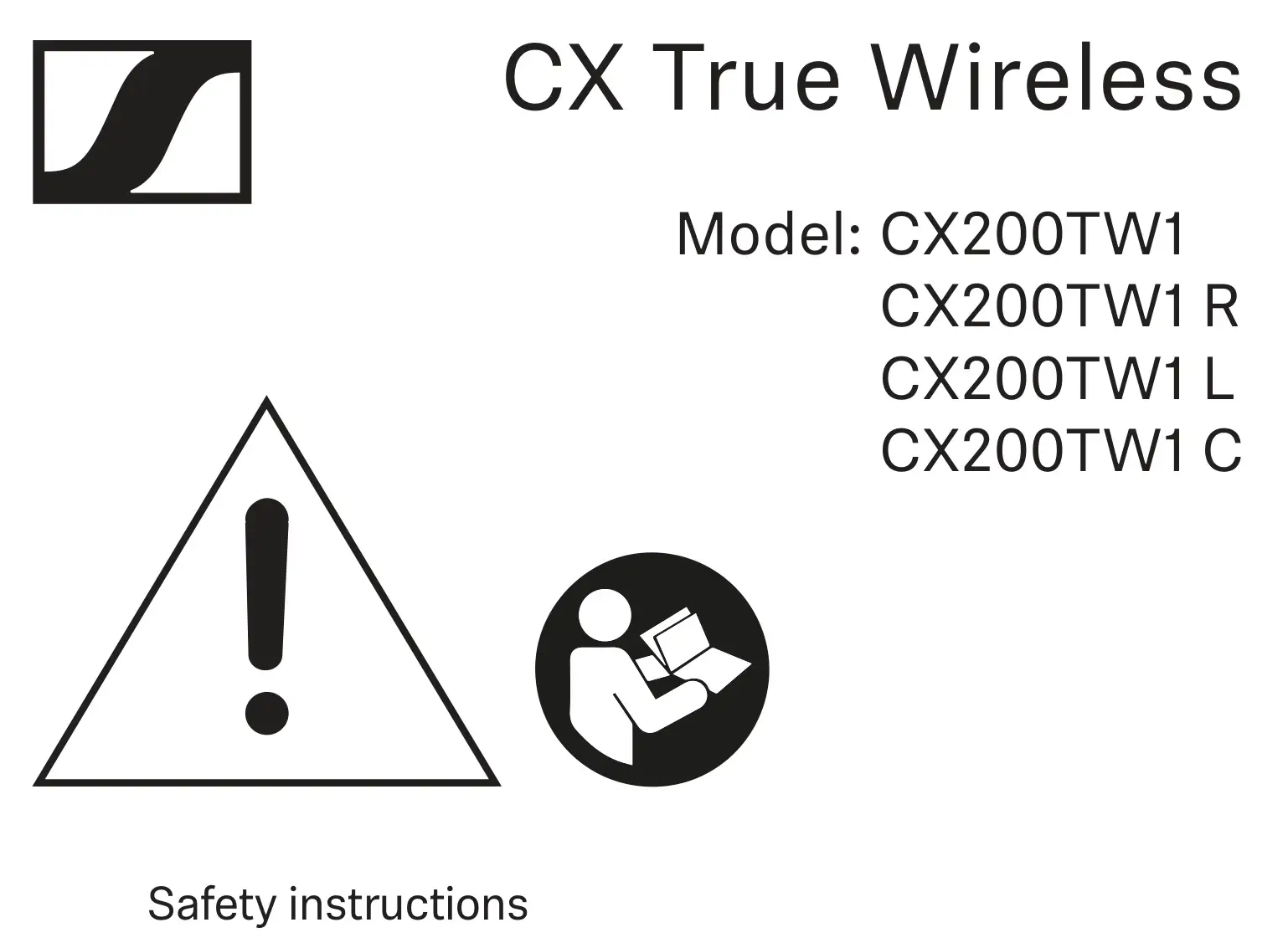 SENNHEISER CX True Wireless Instruction Manual