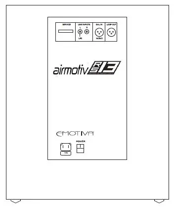 EMOTIVA airmotiv R5 Reference Subwoofer fig2