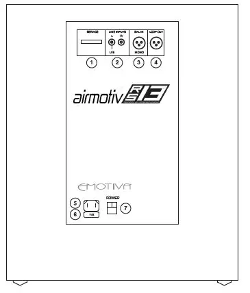 EMOTIVA airmotiv R5 Reference Subwoofer fig3