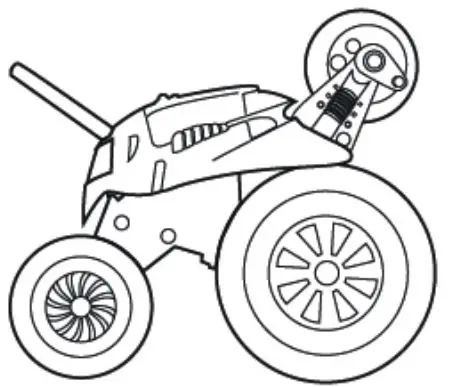 Huabo Smart Living Technology B2021a27 Toy Rc Monster Spinning Car Instructions