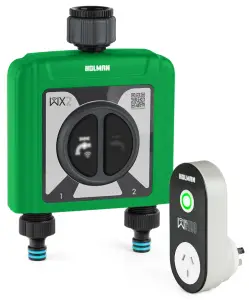 HOLMAN WX2TH Wifi Tap Timer Control with Dual Outlet