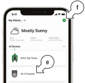Add the WX2 and Wi-Fi Socket