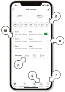 WX2 Tap Timer Scheduling
