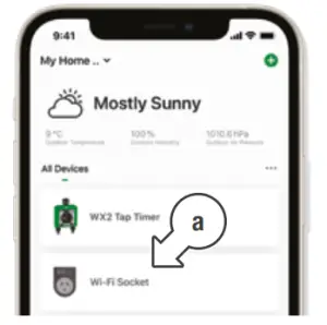 Wi-Fi Socket Manual Controls