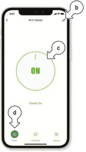 Wi-Fi Socket Manual Controls