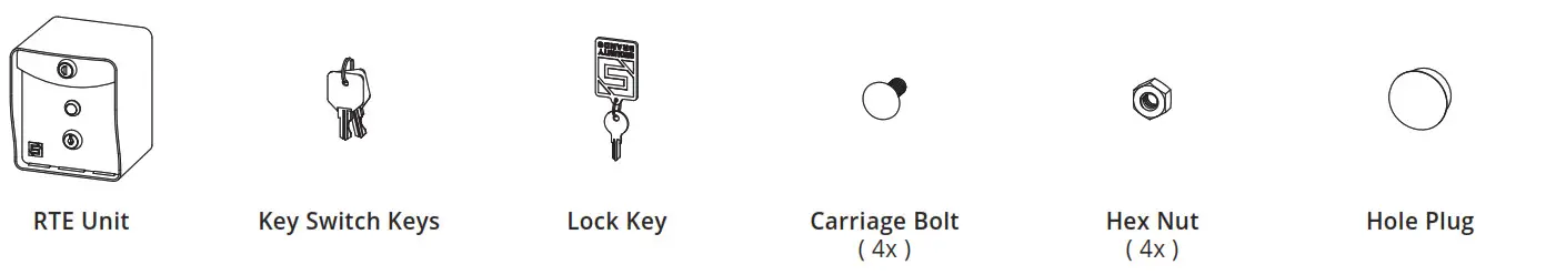 SECURITY BRANDS 14 RTE300 RTE 300 MHz Request to Exit Statio-Screwdriver not shown