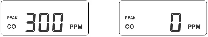 X-SENSE XC01-R Carbon Monoxide Alarm - Peak co