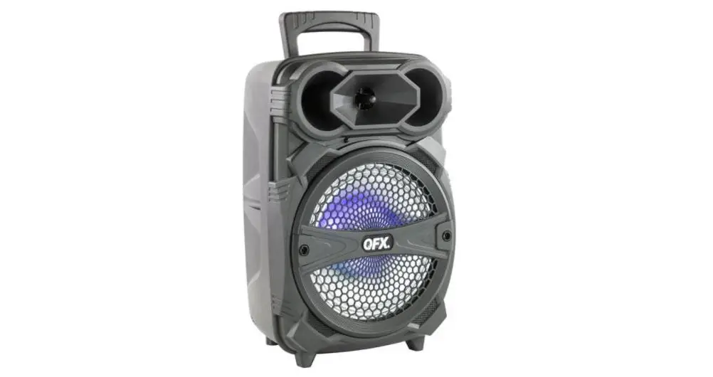 Qfx Pbx-81 100-240v Portable Speaker User Manual