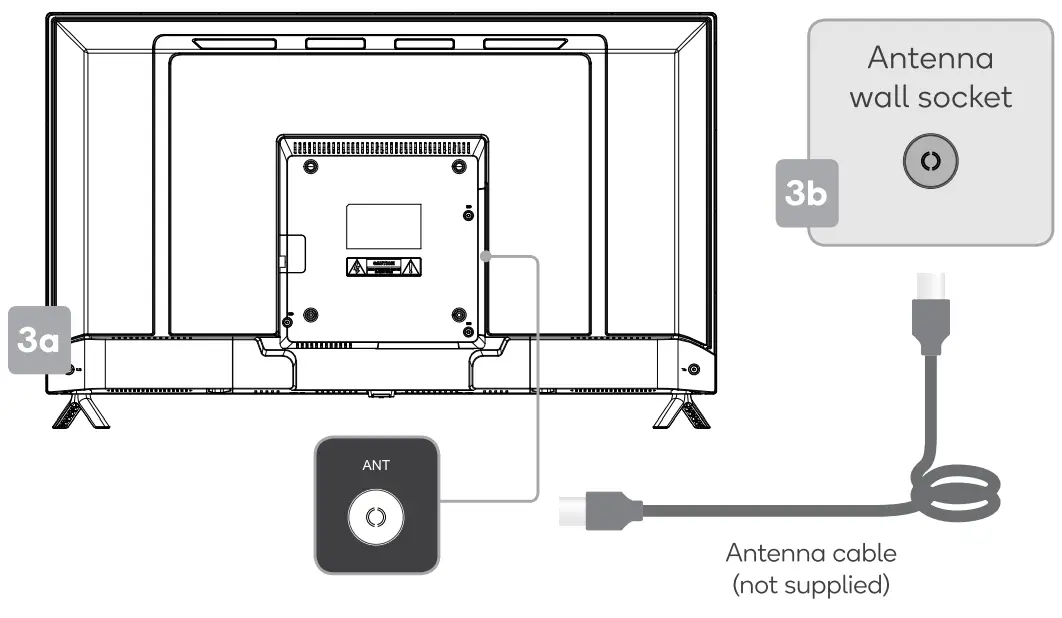 kogan KALED40RF9220STB RF9220 40 Inch Smart Full HD LED TV-antenna
