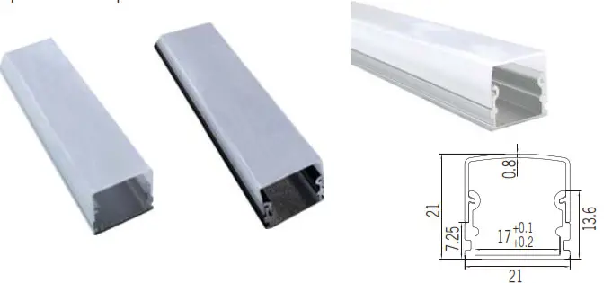 namron 3234681 LED Strip Instruction- ALUMINIUM PROFIL 1