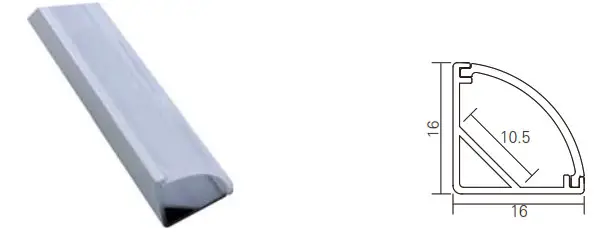 namron 3234681 LED Strip Instruction- ALUMINIUM PROFIL 5