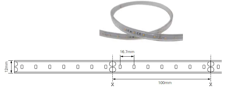 namron 3234681 LED Strip Instruction- Ip67