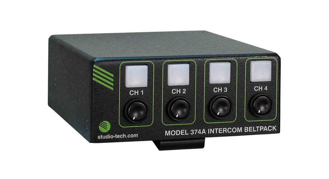 Studio Technologies Model-374a Intercom Beltpack User Guide